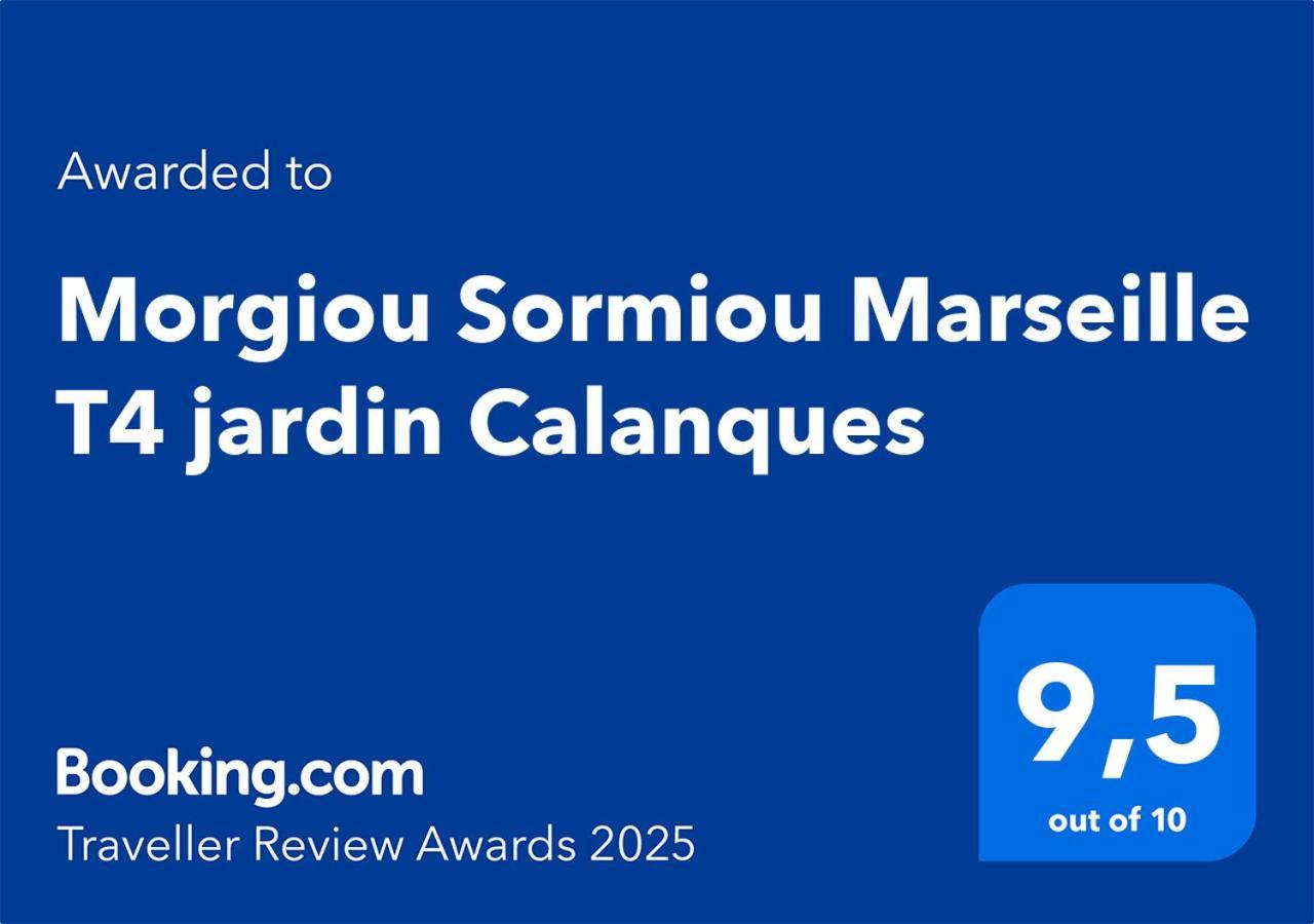 Morgiou Sormiou T4 Climatise Familial - 3 - Terrasse Bois - Jardin Privatif - Calanques A Pied - Plages & Velodrome A 10 Min - Ideal Familles & Randonneurs & Grimpeurs - Escalade A 5 Min - Sud Apartment